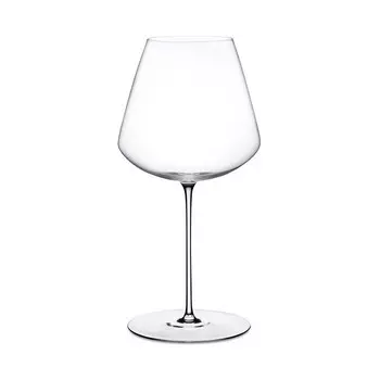 Стеклянная ножка телесного цвета Zero Elegant Бокал для красного вина, средний размер Nude Glass, белый