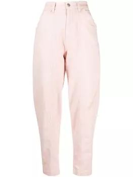 Stella McCartney зауженные джинсы с завышенной талией, розовый