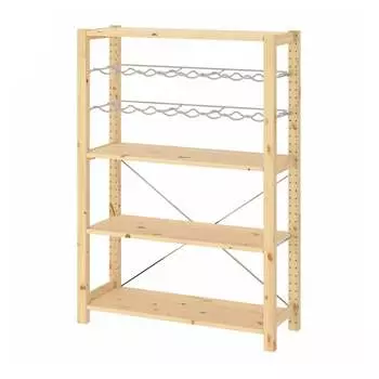 Стеллаж Ikea Ivar Pine, 89x30x124 см