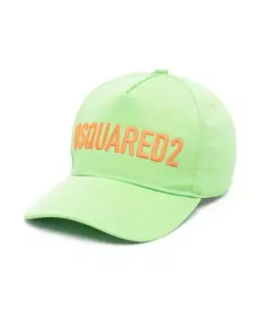 Стильная хлопковая кепка Dsquared2, зеленый