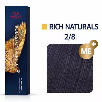 Стойкая краска для волос 2/8 60мл Wella Koleston Perfect ME+