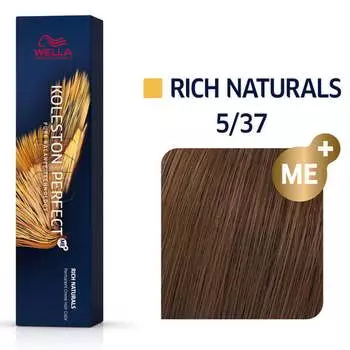 Стойкая краска для волос 5/37 60мл Wella Koleston Perfect ME+