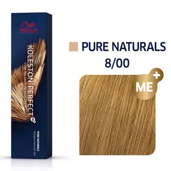 Стойкая краска для волос 8/00 Wella Professionals Koleston Perfect Me+, 60 мл