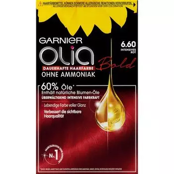 Стойкая краска для волос Coloration 6.6 Intense Red Garnier, 1 шт.