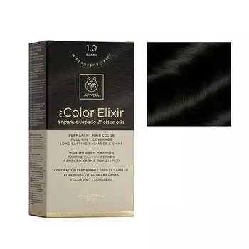 Стойкая краска для волос My Color Elixir с маслами арганы, авокадо и оливы, 50 мл, Apivita 7.43 blonde bronze Honey