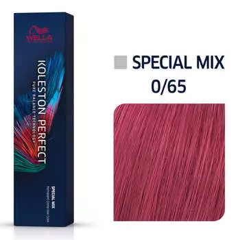 Стойкая краска для волос Special Mix 0/65 60мл Wella Koleston Perfect ME+