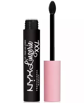 Стойкая матовая жидкая губная помада Lip Belgium XXL Nyx Professional Makeup, цвет Naughty Noir