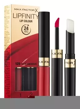 Стойкая помада с бальзамом Max Factor Lipfinity Lip Colour, оттенок 125 So гlamorous