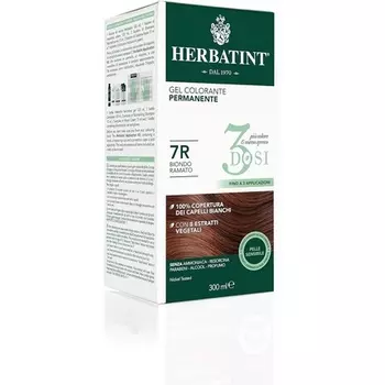Стойкий гель-краситель 7R Медный блонд 300 мл Herbatint