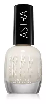 Стойкий лак для ногтей Astra Make-up Lasting Gel Effect, оттенок 61 Vanilla Delight 12 мл