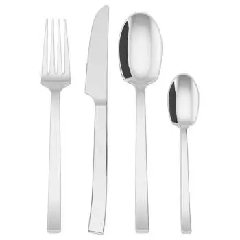 Столовый набор Ikea Smakglad 24 предмета, серебряный
