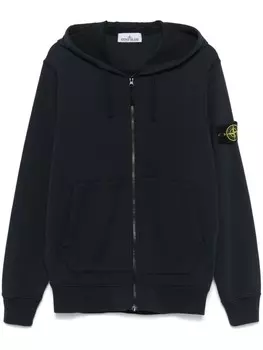 Stone Island базовое худи, синий