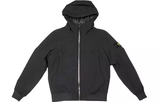 Куртка детская Stone Island на молнии, черный