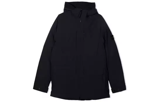 Пуховик детский Stone Island, черный