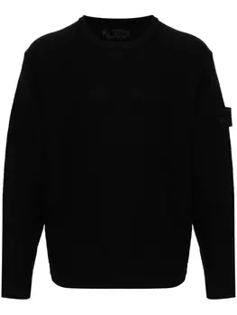 Stone Island джемпер с логотипом Compass, черный