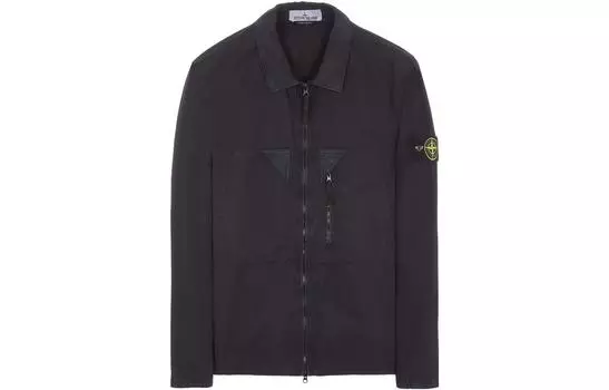 STONE ISLAND Куртка Meta из нейлона SS23, унисекс, черно-синий