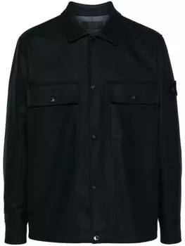 Stone Island куртка с нашивкой Compass, синий
