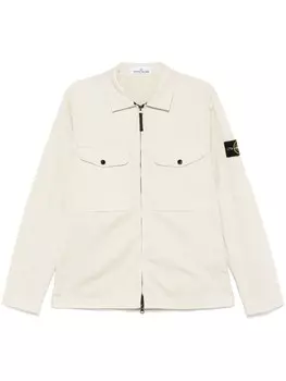 Stone Island куртка со съемными нашивками, нейтральный цвет