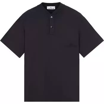 Футболка мужская Stone Island Logo-embroidered, черный