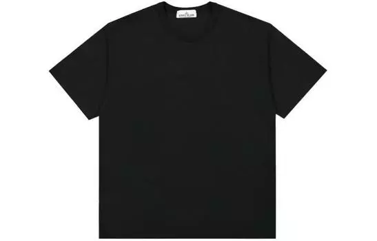 Футболка мужская Stone Island Embroidered-logo, черный