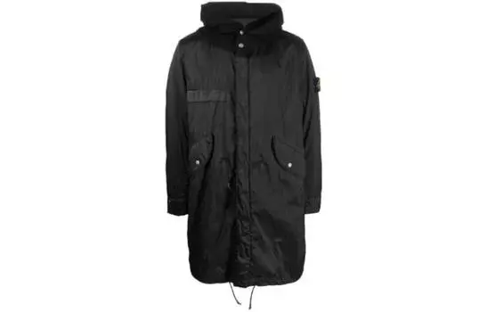 Куртка мужская Stone Island удлиненная, черный