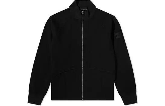 Куртка мужская Stone Island с двойной молнией, черный