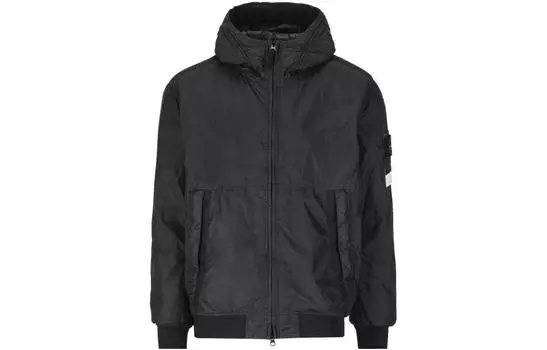 Куртка мужская Stone Island Compass-patch Zip-up, черный