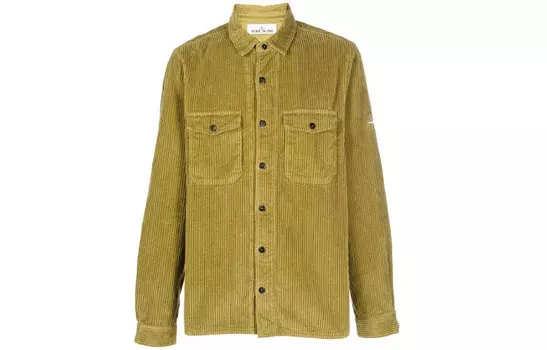 STONE ISLAND Мужская рубашка, цвет Acid Yellow