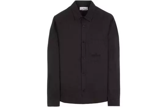Рубашка Stone Island Men на пуговицах, черный