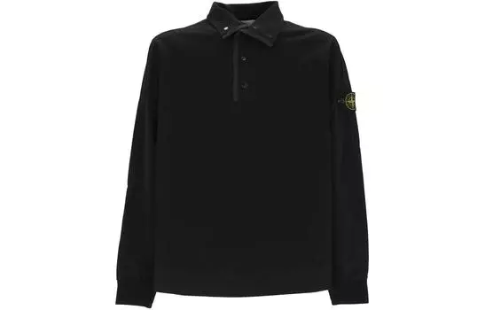 STONE ISLAND Мужская рубашка поло, цвет Black