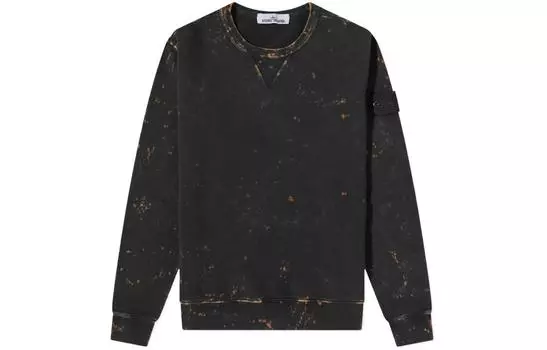 STONE ISLAND Мужская толстовка, Черный