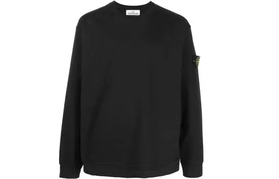 STONE ISLAND Мужская толстовка, Черный