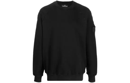 STONE ISLAND Мужская толстовка, Черный