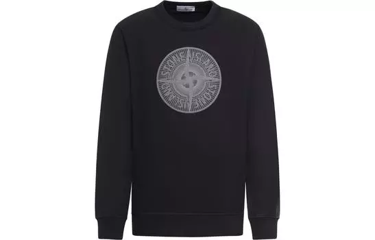 STONE ISLAND Мужская толстовка, цвет Black