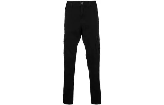 STONE ISLAND Мужские брюки-карго, Черный