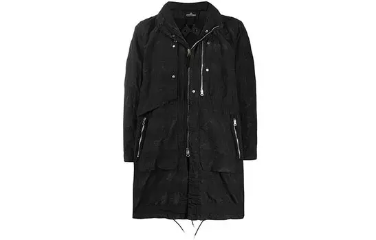Пальто мужское Stone Island, черный