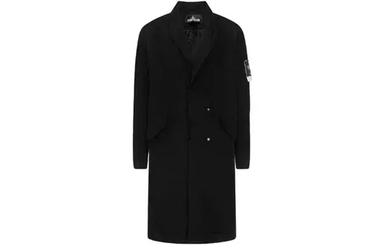 STONE ISLAND Мужское пальто, цвет Black