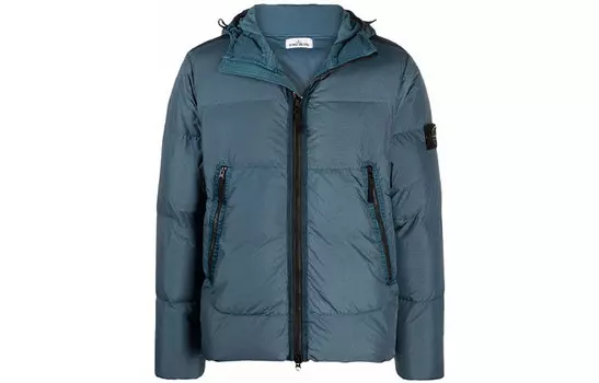 STONE ISLAND Мужской пуховик, цвет Blue