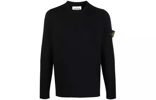 Джемпер мужской Stone Island Compass-badge, черный