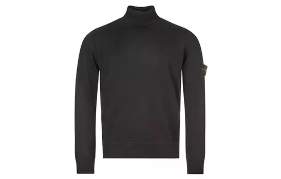 Свитер мужской Stone Island, угольный