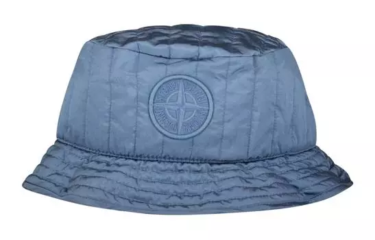 STONE ISLAND Нейлоновая панама мужская синяя