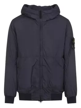 Stone Island пальто с капюшоном, синий