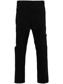 Stone Island прямые брюки карго, черный