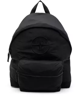Stone Island рюкзак с логотипом Compass, черный