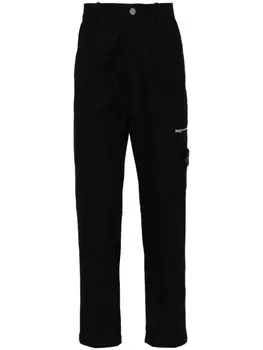 Stone Island штаны с компасом, черный