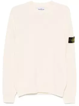 Stone Island свитер с круглым вырезом, нейтральный