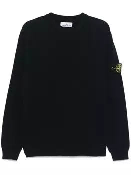 Stone Island свитер с круглым вырезом, синий