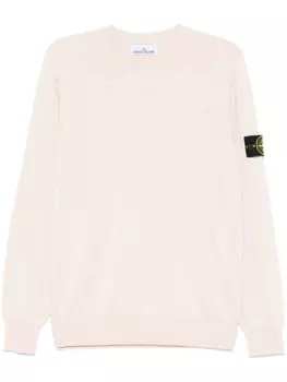 Stone Island свитер тонкой вязки, розовый