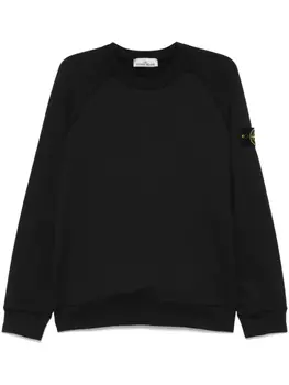 Stone Island толстовка с логотипом Compass, черный