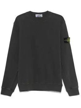 Stone Island толстовка с логотипом Compass, серый
